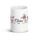 Clarisa Exclusive Name Art Piece Home Office Work Coffee Mug Mexican Spanish Pride Gift Cup One-Of-A-Kind Calligraphy White Glossy Mug | C8 Mexicada