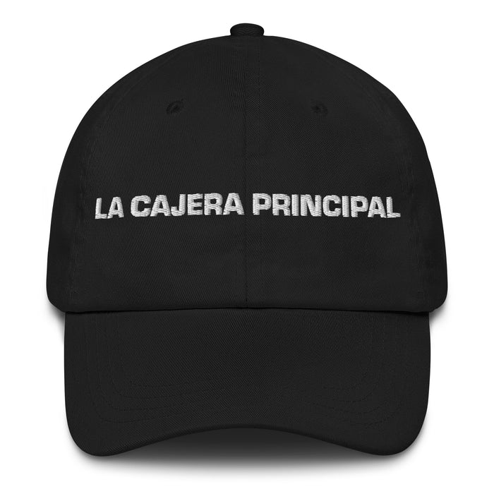 La Cajera Principal The Head Cashier Mexican Spanish Pride Gift Regalo Dad Hat