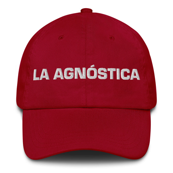 La Agnóstica The Agnostic Mexican Spanish Pride Gift Regalo Dad Hat - Mexicada