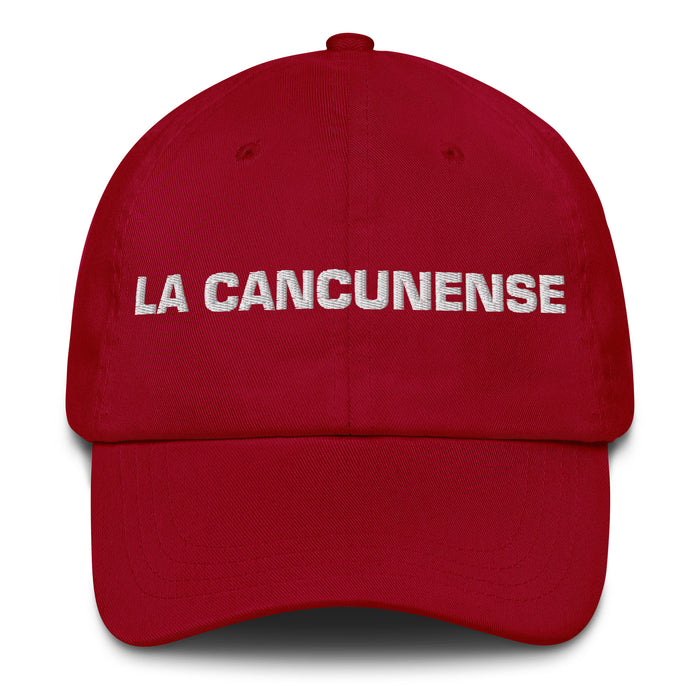 La Cancunense Le résident de Cancún Fierté espagnole mexicaine Cadeau Regalo Papa Chapeau