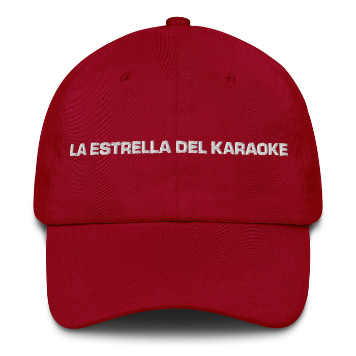 La Estrella Del Karaoke The Karaoke Star Mexican Spanish Pride Gift Regalo Dad Hat