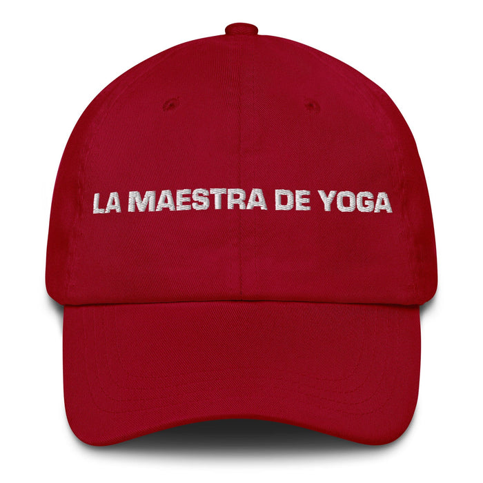 La Maestra De Yoga The Yoga Master Mexican Spanish Pride Gift Regalo Dad Hat