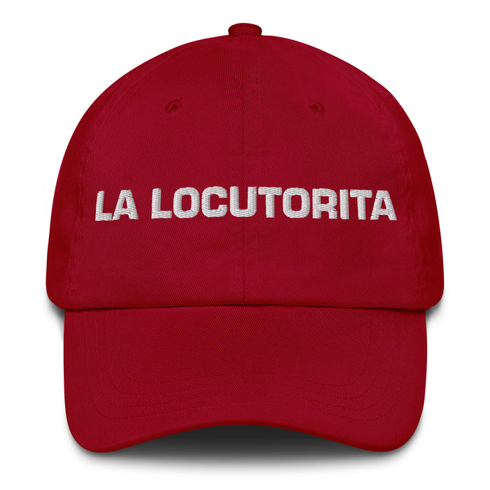 La Locutorita The Little Announcer Mexican Spanish Pride Gift Regalo Dad Hat