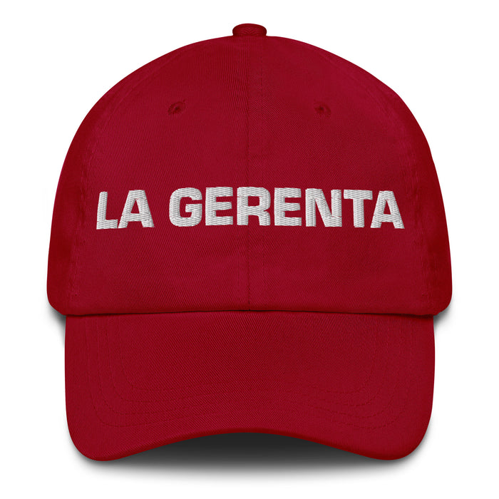 La Gerenta The Manager Mexican Spanish Pride Gift Regalo Dad Hat