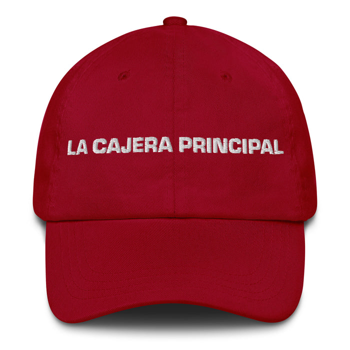 La Cajera Principal The Head Cashier Mexican Spanish Pride Gift Regalo Dad Hat