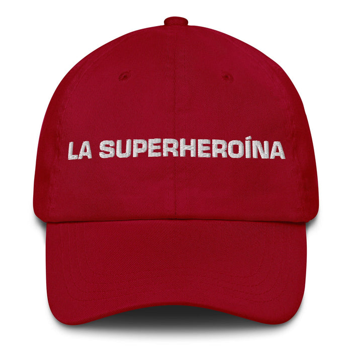 La Superheroína The Superhero Mexican Spanish Pride Gift Regalo Dad Hat