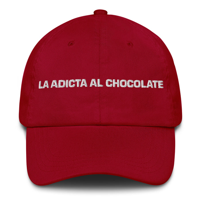 La Adicta Al Chocolate The Chocolate Addict Mexican Spanish Pride Gift Regalo Dad Hat