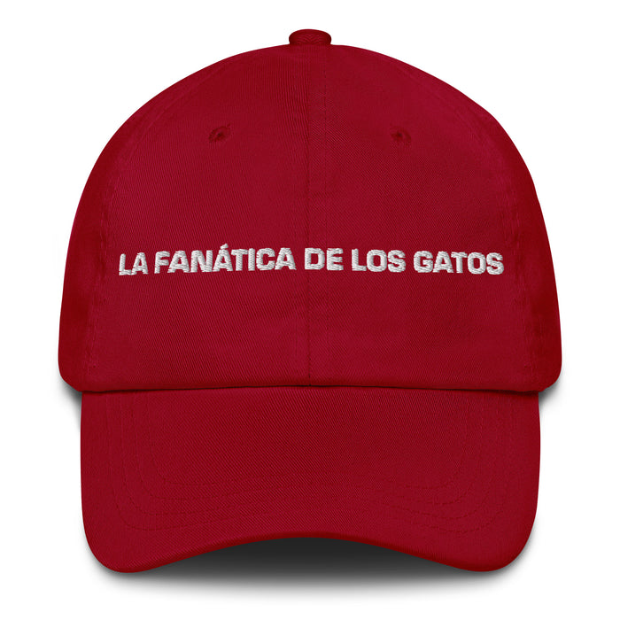 La Fanática De Los Gatos The Cat Lover Mexican Spanish Pride Gift Regalo Dad Hat