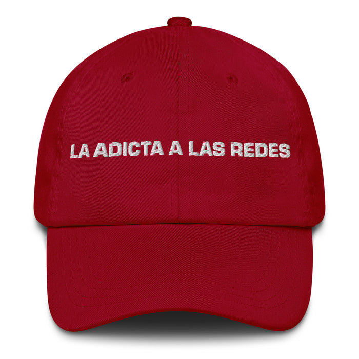 La Adicta A Las Redes The Social Media Addict Mexican Spanish Pride Gift Regalo Dad Hat