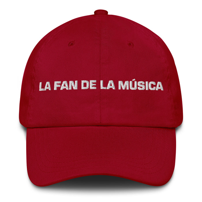 La Fan De La Música The Music Fan Mexican Spanish Pride Gift Regalo Dad Hat