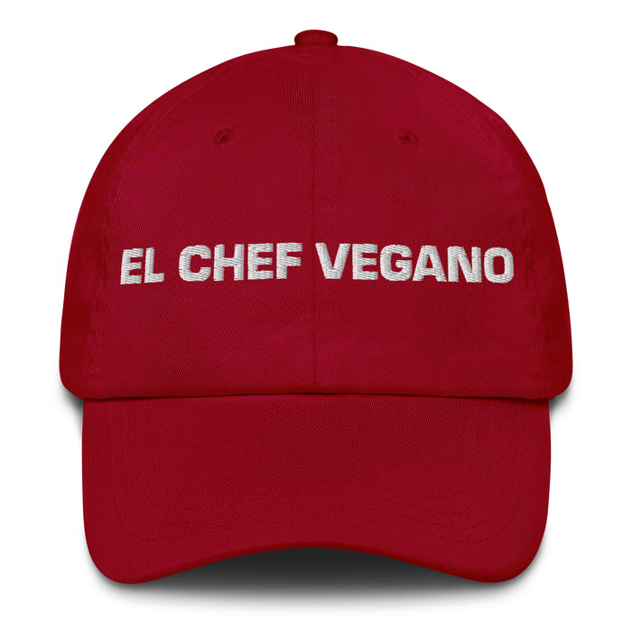 El Chef Vegano The Vegan Chef Mexican Spanish Pride Gift Regalo Dad Hat