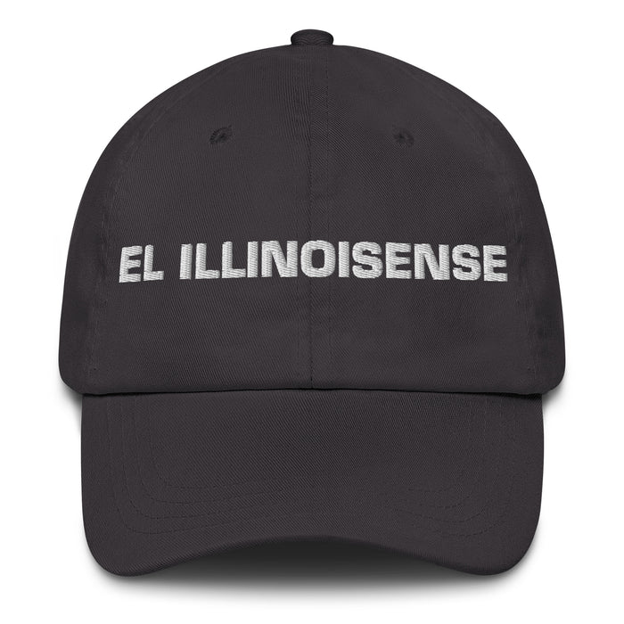 El Illinoisense The Illinoisan Mexican Spanish Pride Gift Regalo Dad Hat - Mexicada