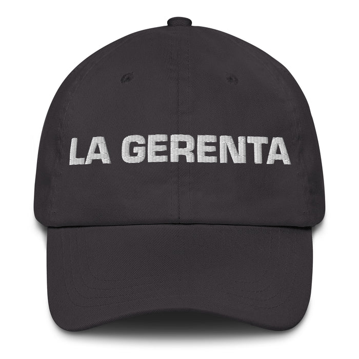 La Gerenta The Manager Mexican Spanish Pride Gift Regalo Dad Hat