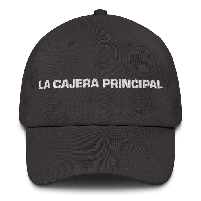 La Cajera Principal The Head Cashier Mexican Spanish Pride Gift Regalo Dad Hat