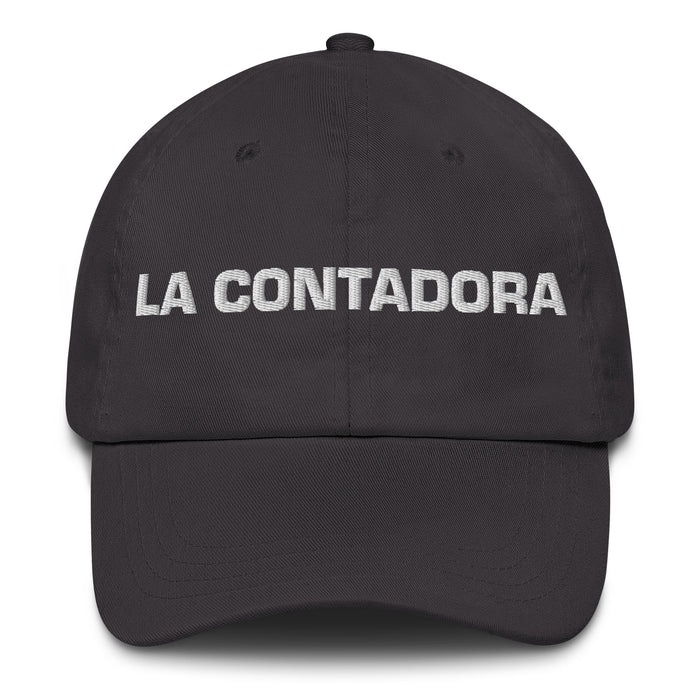 La Contadora The Accountant Mexican Spanish Pride Gift Regalo Dad Hat