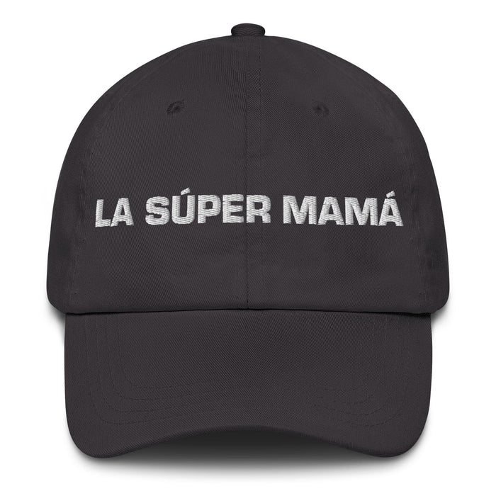 La Súper Mamá Die Super-Mama / Der Super-Papa Mexikanisch-Spanisch-Stolz-Geschenk Regalo Papa-Mütze