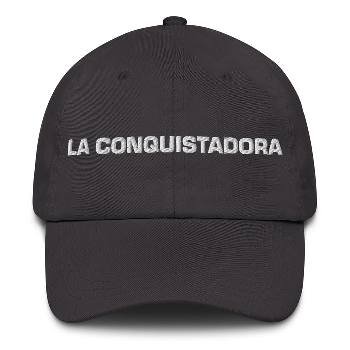 La Conquistadora The Conqueror Mexican Spanish Pride Gift Regalo Dad Hat