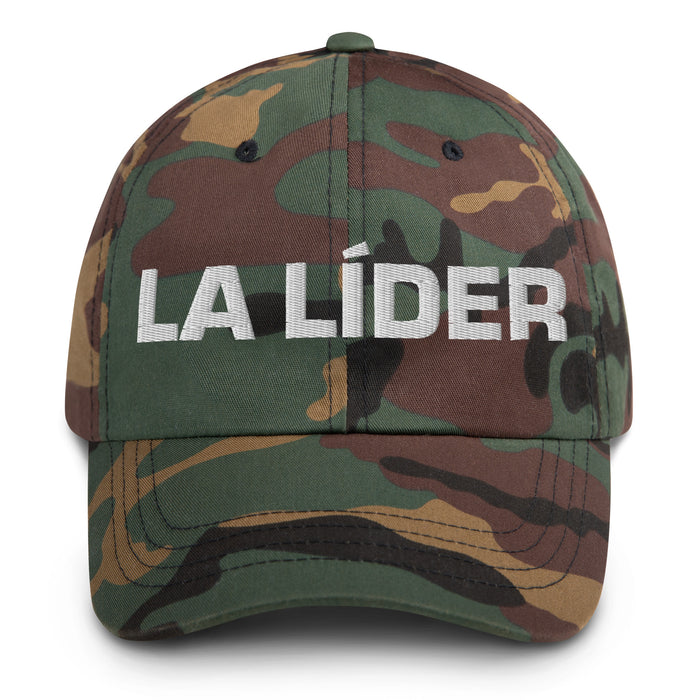 La Líder The Leader Mexican Spanish Pride Gift Regalo Dad Hat - Mexicada