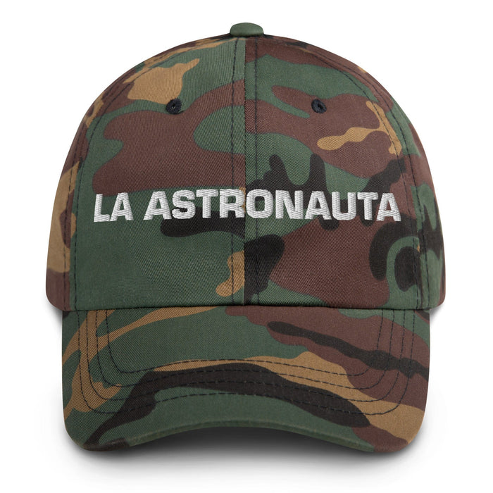 La Astronauta The Astronaut Mexican Spanish Pride Gift Regalo Dad Hat