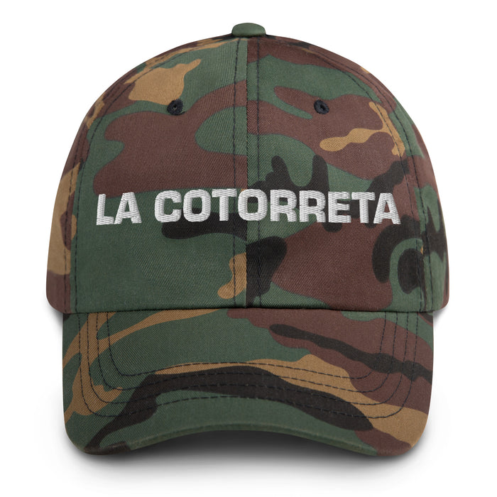 La Cotorreta The Talkative One Mexican Spanish Pride Gift Regalo Dad Hat