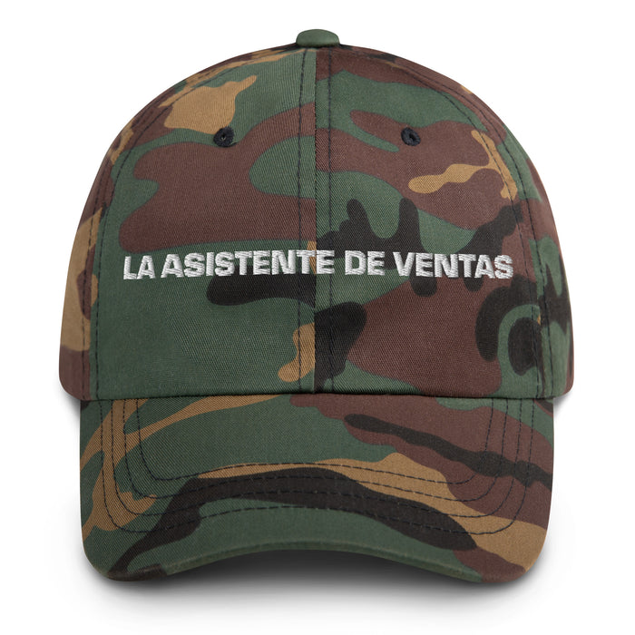 La Asistente De Ventas The Sales Assistant Mexican Spanish Pride Gift Regalo Dad Hat