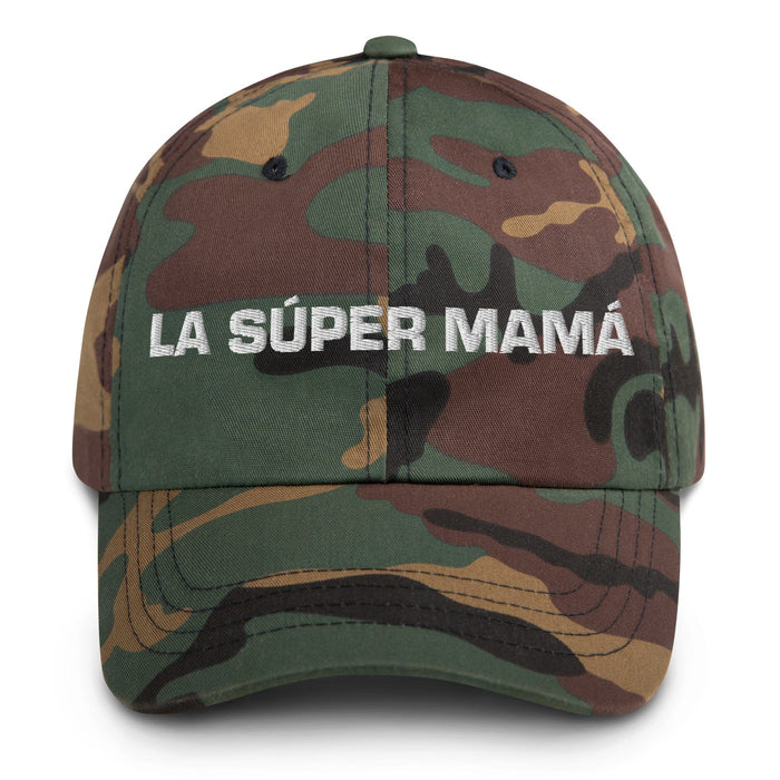 La Súper Mamá La Súper Mamá / El Súper Papá Orgullo Español Mexicano Regalo Regalo Papá Sombrero