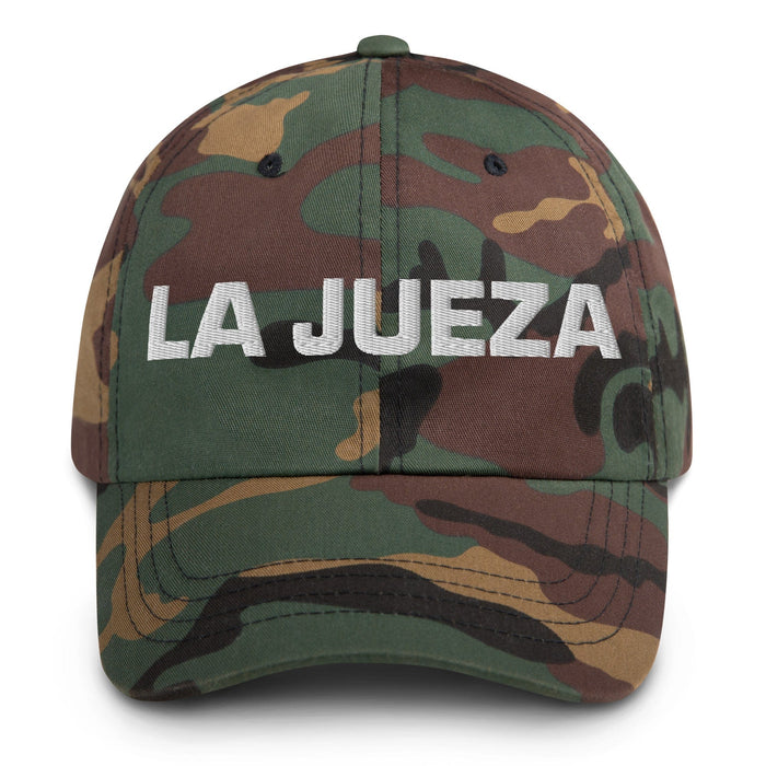 La Jueza The Judge Mexican Spanish Pride Gift Regalo Dad Hat