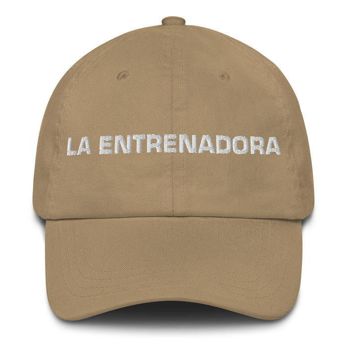 La Entrenadora The Coach Mexican Spanish Pride Gift Regalo Dad Hat - Mexicada