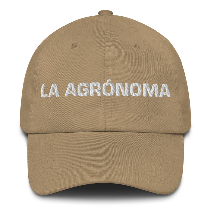 La Agrónoma The Agronomist Mexican Spanish Pride Gift Regalo Dad Hat - Mexicada