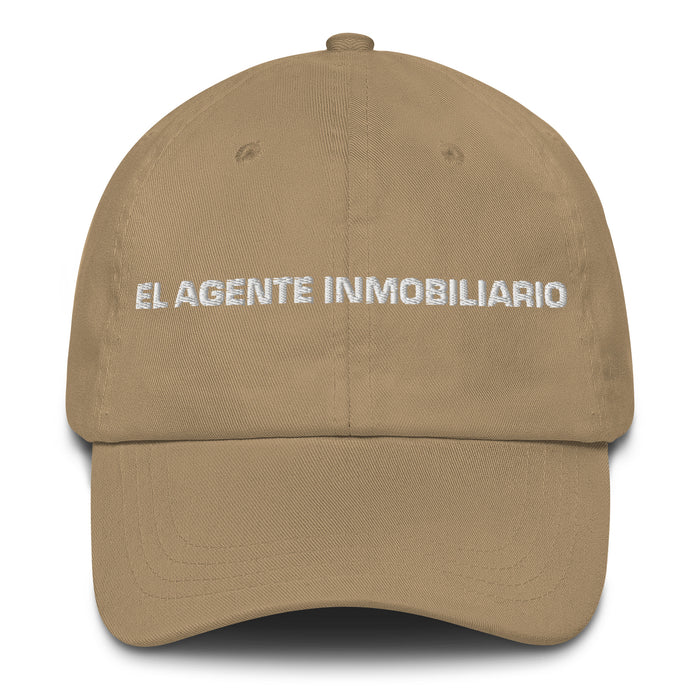 El Agente Inmobiliario The Real Estate Agent Mexican Spanish Pride Gift Regalo Dad Hat - Mexicada