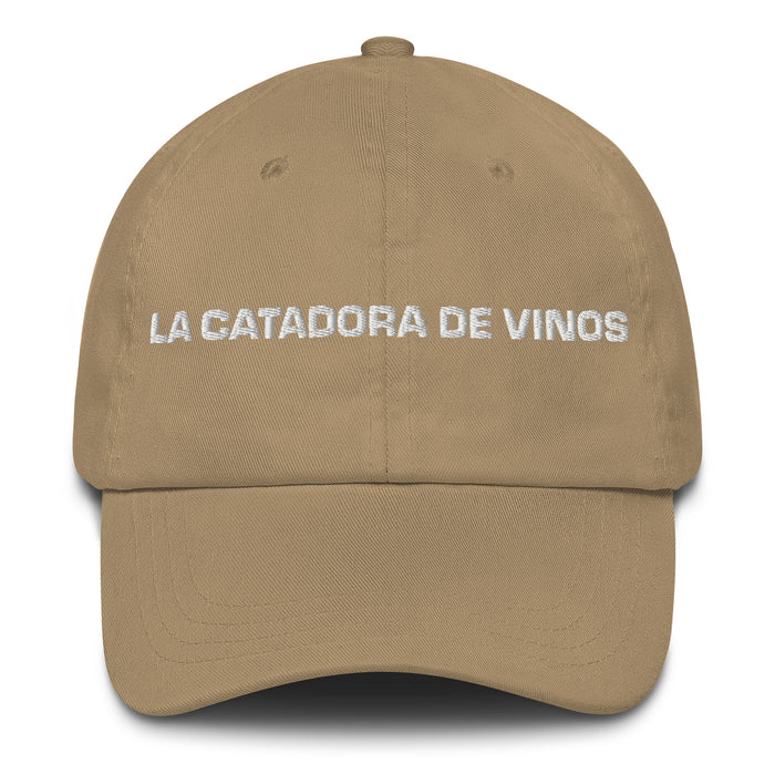 La Catadora De Vinos The Wine Taster Mexican Spanish Pride Gift Regalo Dad Hat - Mexicada