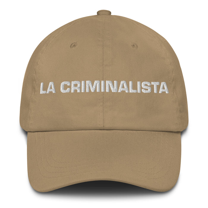 La Criminalista The Criminalist Mexican Spanish Pride Gift Regalo Dad Hat - Mexicada