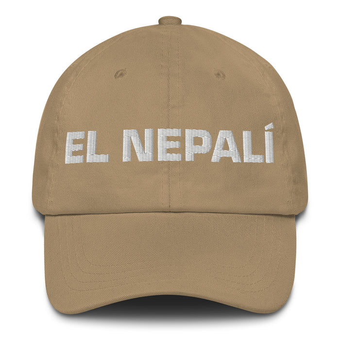 El Nepalí Le népalais mexicain espagnol Pride Cadeau Regalo Dad Hat