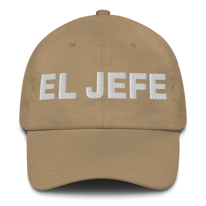 El Jefe The Chief / Boss Mexican Spanish Pride Gift Regalo Dad Hat