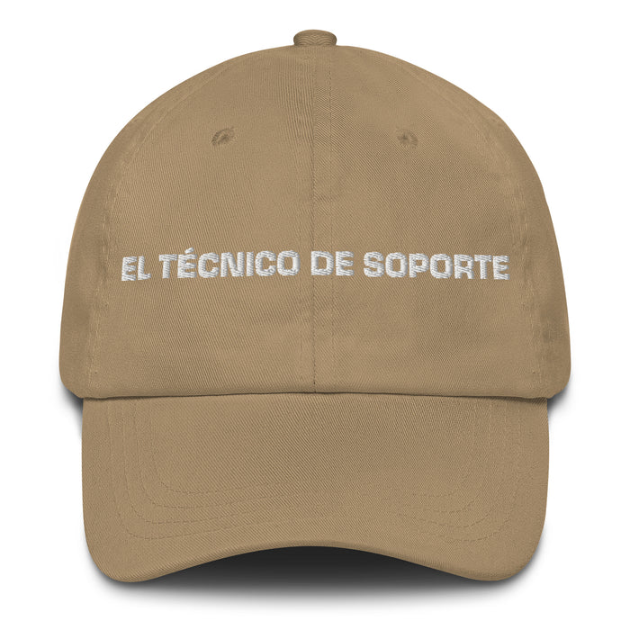 El Técnico De Soporte The Support Technician Mexican Spanish Pride Gift Regalo Dad Hat