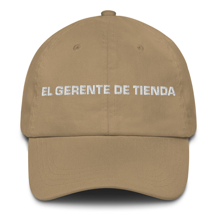 El Gerente De Tienda The Store Manager Mexican Spanish Pride Gift Regalo Dad Hat