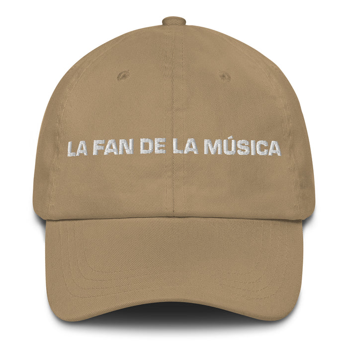 La Fan De La Música The Music Fan Mexican Spanish Pride Gift Regalo Dad Hat