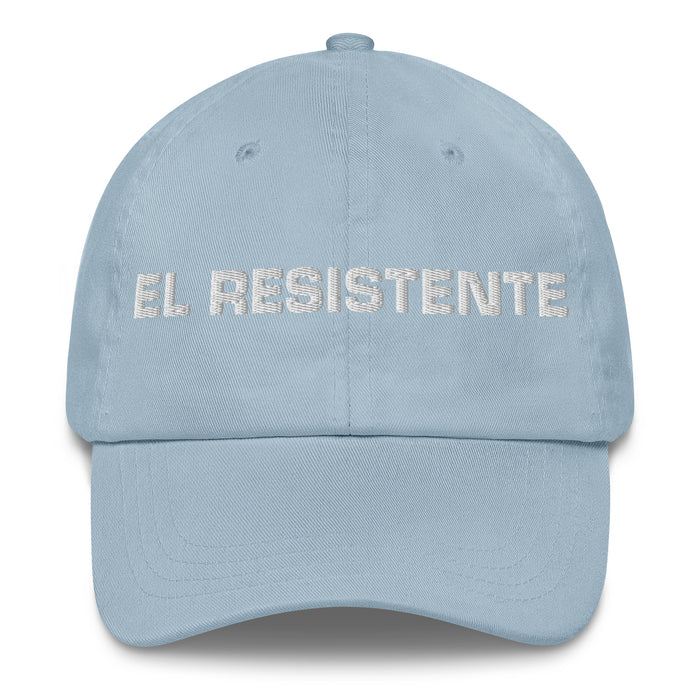 El Resistente The Resistent One Mexican Spanish Pride Gift Regalo Dad Hat - Mexicada