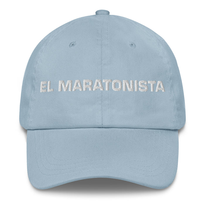 El Maratonista The Marathon Runner Mexican Spanish Pride Gift Regalo Dad Hat - Mexicada