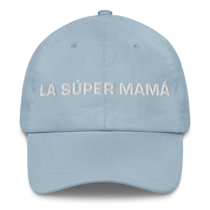 La Súper Mamá Die Super-Mama / Der Super-Papa Mexikanisch-Spanisch-Stolz-Geschenk Regalo Papa-Mütze