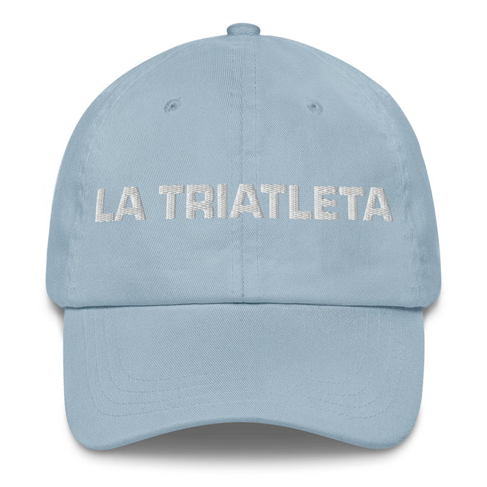 La Triatleta The Triathlete Mexican Spanish Pride Gift Regalo Dad Hat