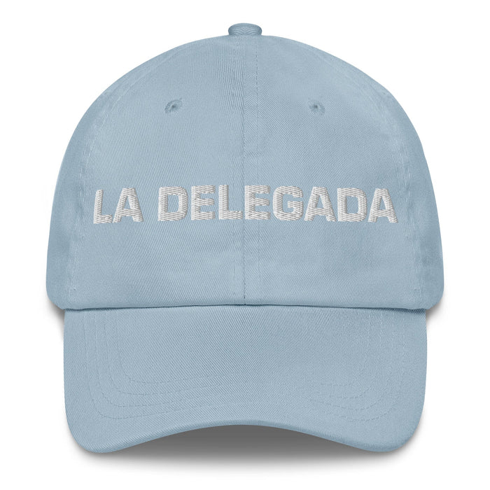 La Delegada The Delegate Regalo de orgullo mexicano español Regalo Dad Hat