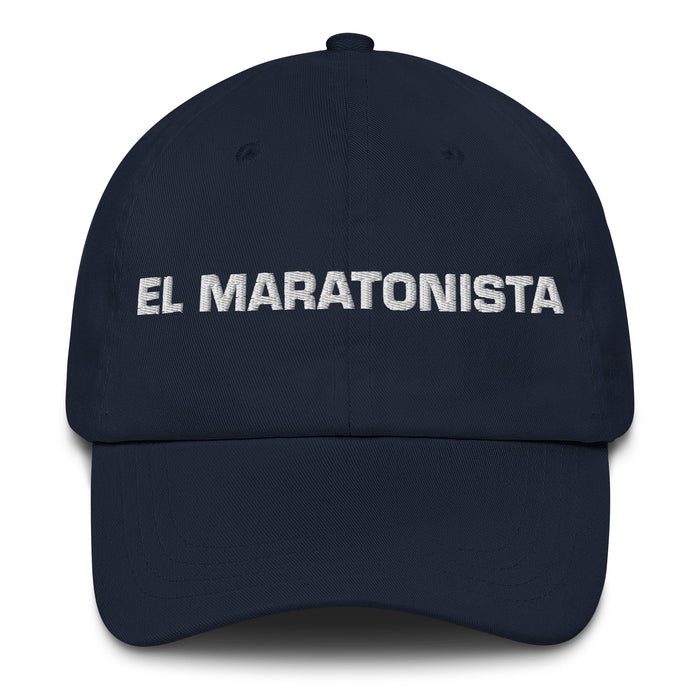 El Maratonista The Marathon Runner Mexican Spanish Pride Gift Regalo Dad Hat - Mexicada