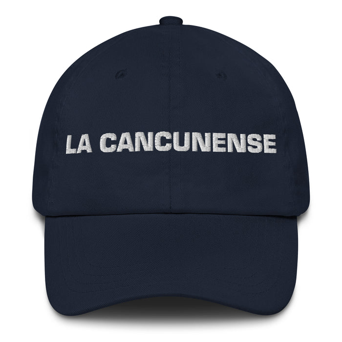 La Cancunense Le résident de Cancún Fierté espagnole mexicaine Cadeau Regalo Papa Chapeau