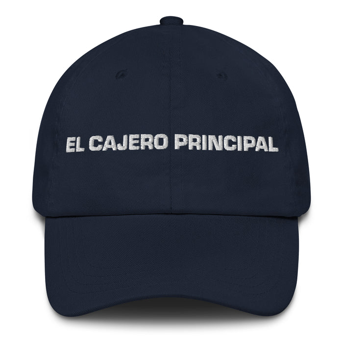 El Cajero Principal The Head Cashier Mexican Spanish Pride Gift Regalo Dad Hat