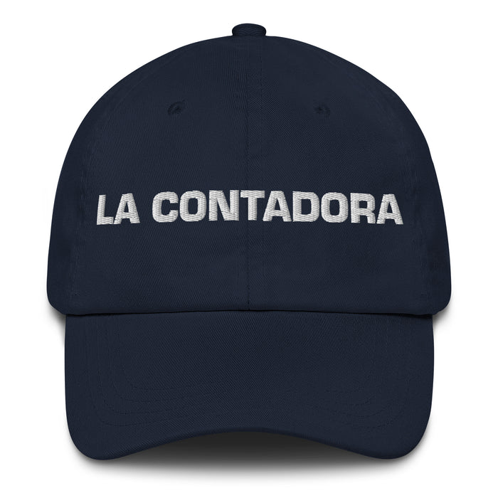 La Contadora The Accountant Mexican Spanish Pride Gift Regalo Dad Hat