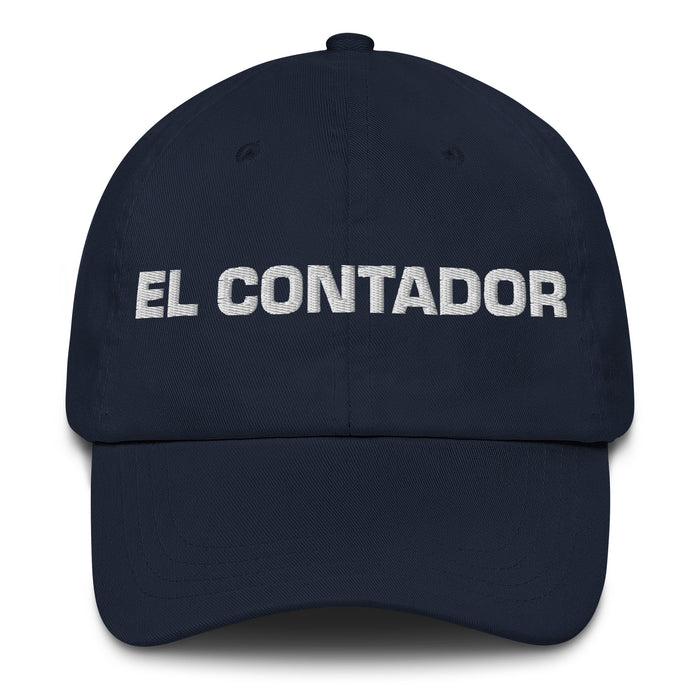 El Contador The Accountant Mexican Spanish Pride Gift Regalo Dad Hat