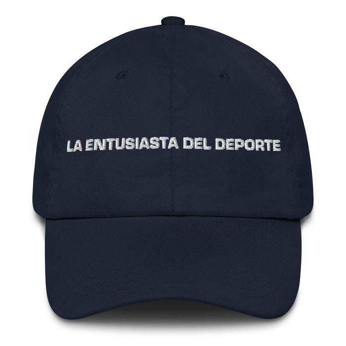 La Entusiasta Del Deporte The Sports Enthusiast Mexican Spanish Pride Gift Regalo Dad Hat