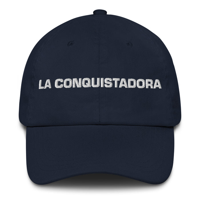 La Conquistadora The Conqueror Mexican Spanish Pride Gift Regalo Dad Hat