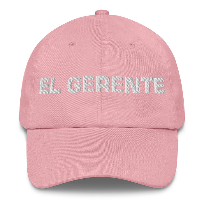 El Gerente The Manager Mexican Spanish Pride Gift Regalo Dad Hat